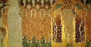 Gustav Klimt beethovenfrisen oil painting artist